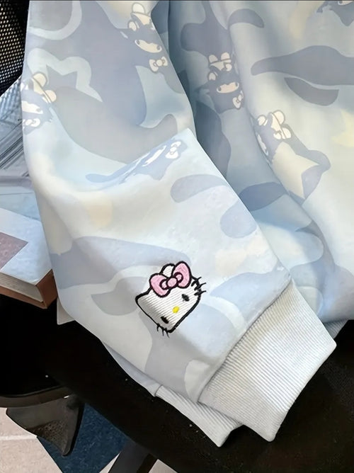 Sanrio women's hooded zip-up Jacket